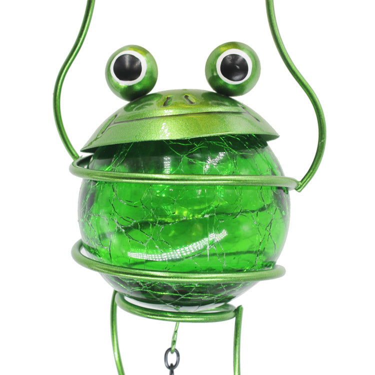 Wholesale Flamingo Wind Chime 3D Glass Ball Garden Pendant
